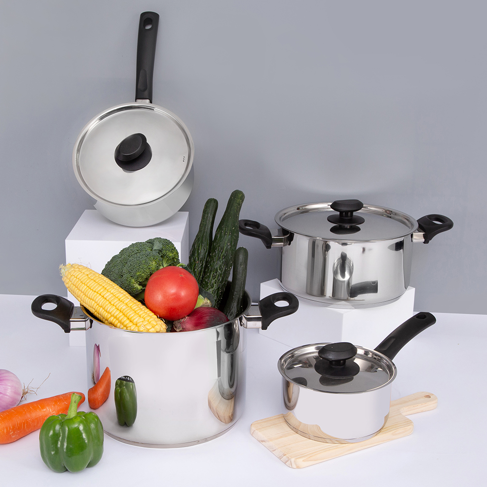 Peralatan masak baja tahan karat set JY-RS