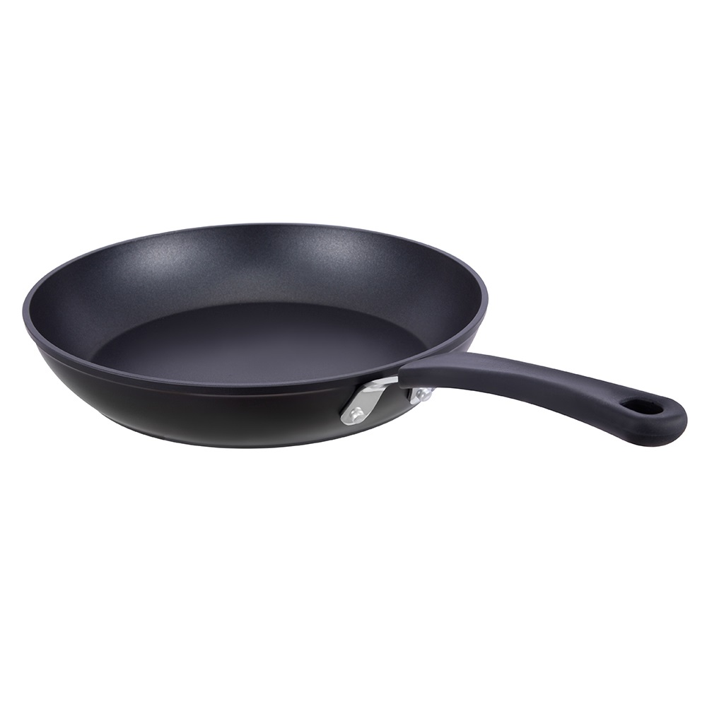 Wajan Aluminium Cat Suhu Tinggi Anti Lengket Hitam 22*4.5Cm Tanpa Tutup JY-GWQ-2245