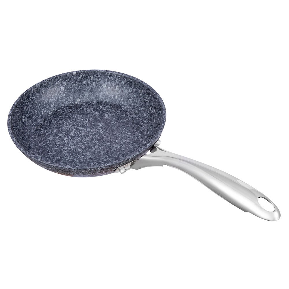 Wajan penggorengan aluminium anti lengket berlapis granit 28*5.3cm tanpa penutup JY-HGYG-2-2853
